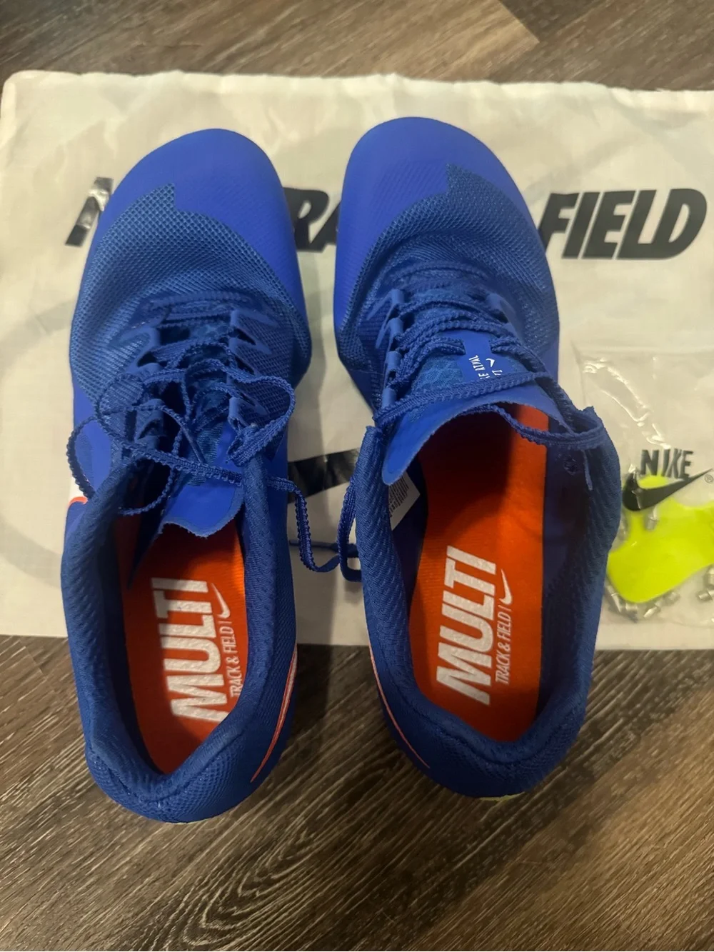 Men’s Nike Track and Field Zoom Multi Rival Shoes with Spikes - Size 11
